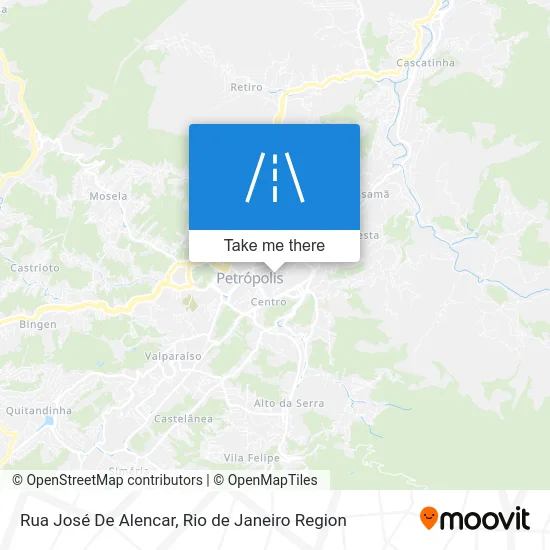 Rua José De Alencar map