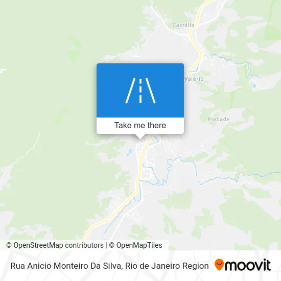 Rua Anicio Monteiro Da Silva map