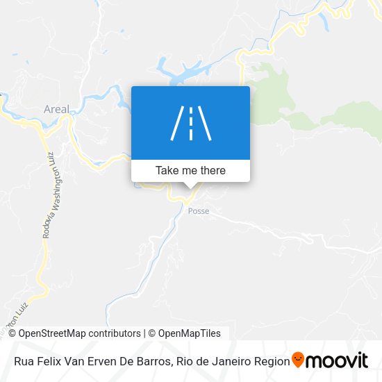 Rua Felix Van Erven De Barros map