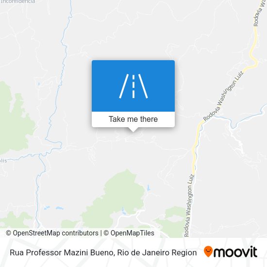 Rua Professor Mazini Bueno map