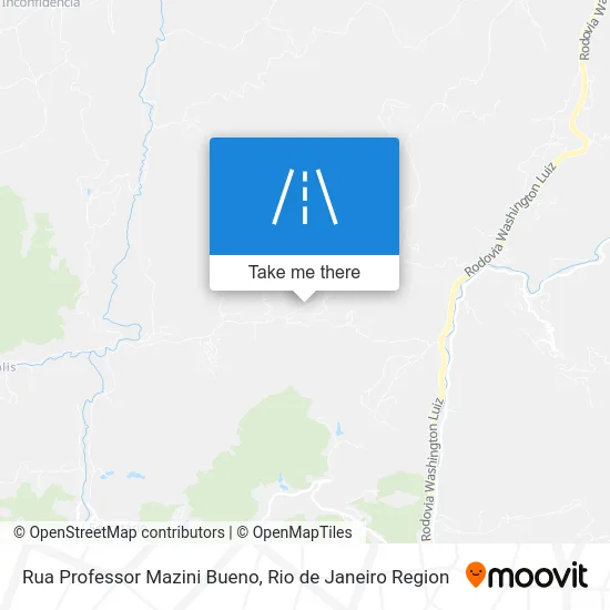 Rua Professor Mazini Bueno map