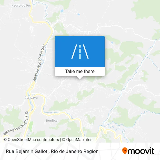 Rua Bejamin Galloti map