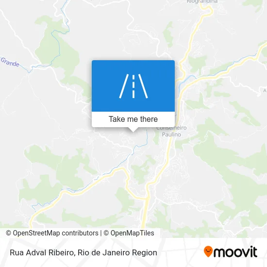 Rua Adval Ribeiro map