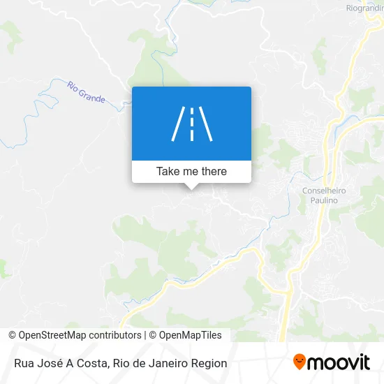 Rua José A Costa map