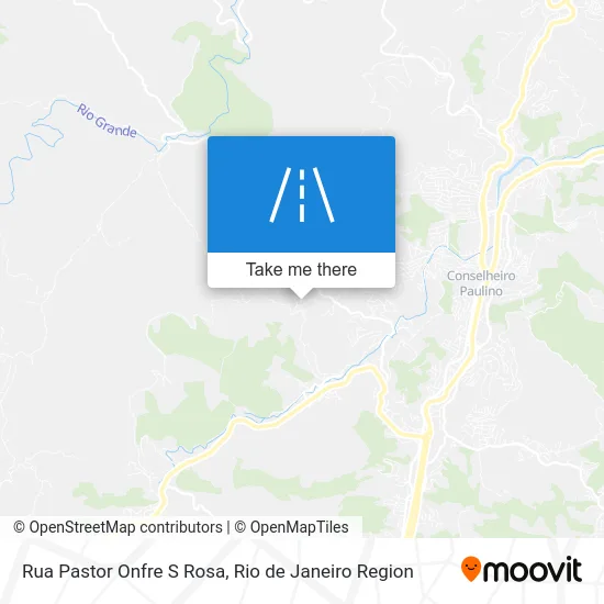 Rua Pastor Onfre S Rosa map