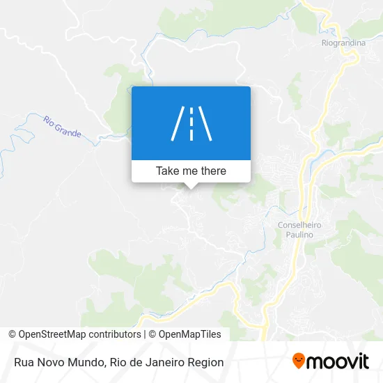 Rua Novo Mundo map