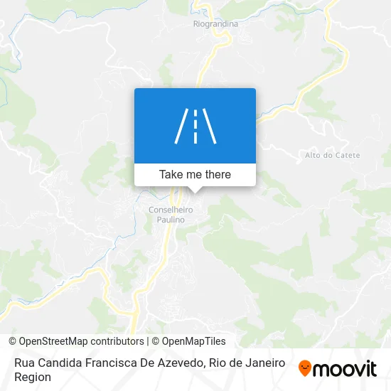 Rua Candida Francisca De Azevedo map