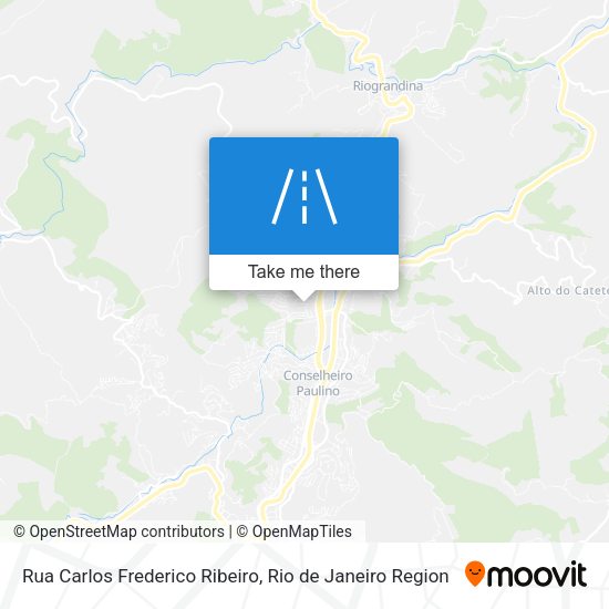 Rua Carlos Frederico Ribeiro map