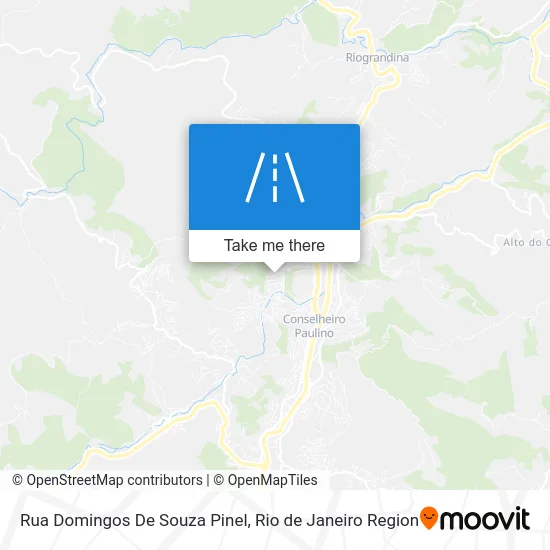 Rua Domingos De Souza Pinel map
