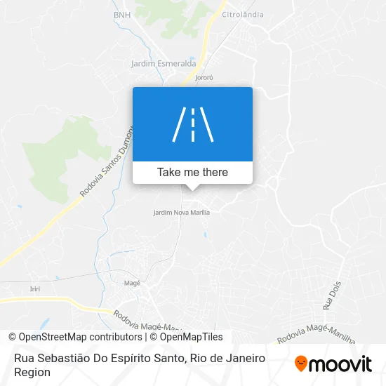 Rua Sebastião Do Espírito Santo map