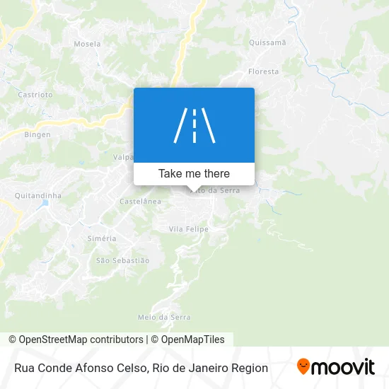 Rua Conde Afonso Celso map