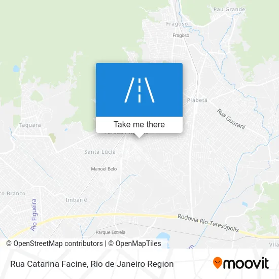 Rua Catarina Facine map