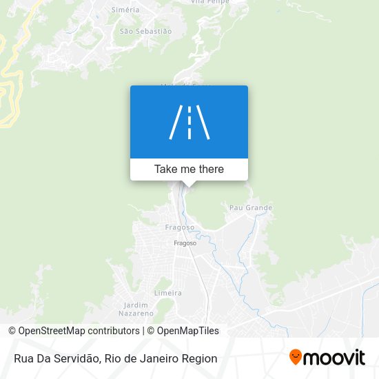 Rua Da Servidão map