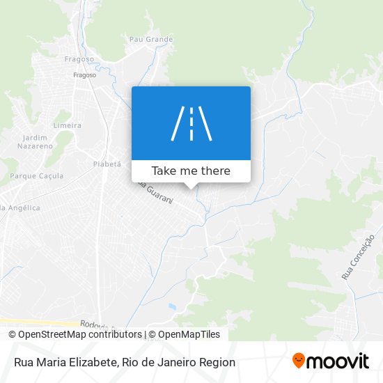 Rua Maria Elizabete map