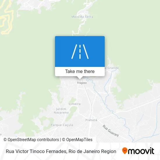 Rua Victor Tinoco Fernades map