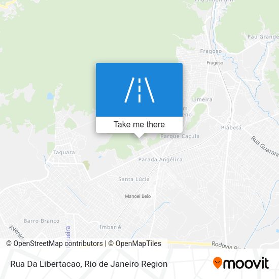 Rua Da Libertacao map
