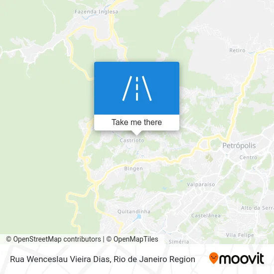 Rua Wenceslau Vieira Dias map