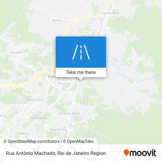 Rua Antônio Machado map