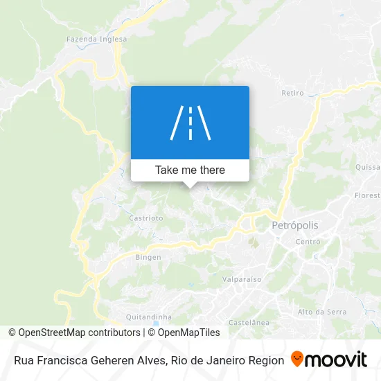 Rua Francisca Geheren Alves map