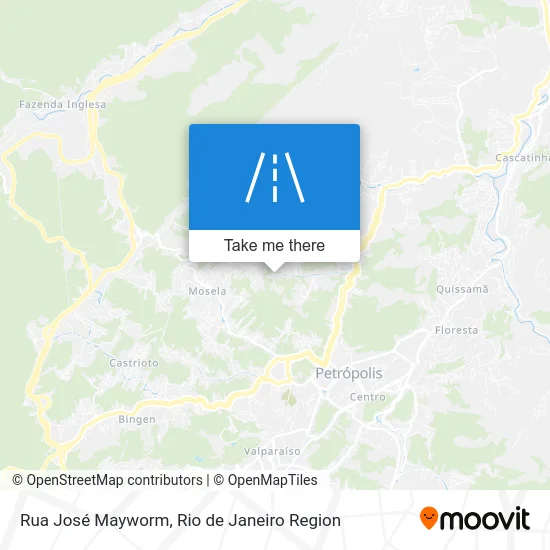 Rua José Mayworm map