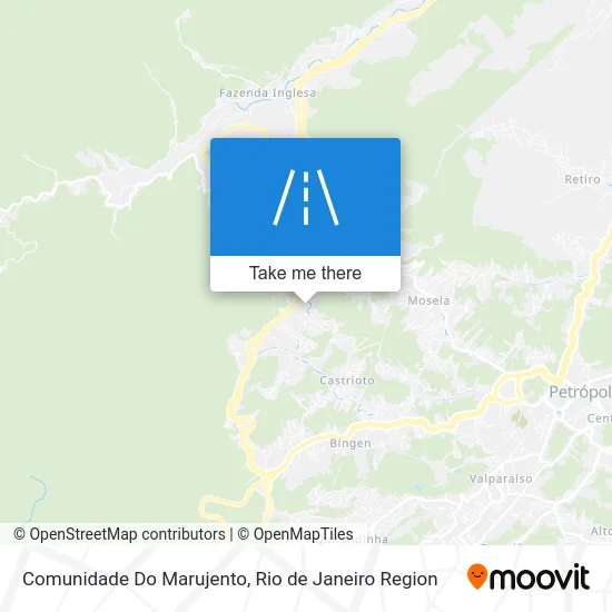Comunidade Do Marujento map