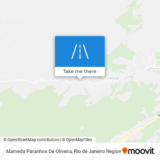 Mapa Alameda Paranhos De Oliveira