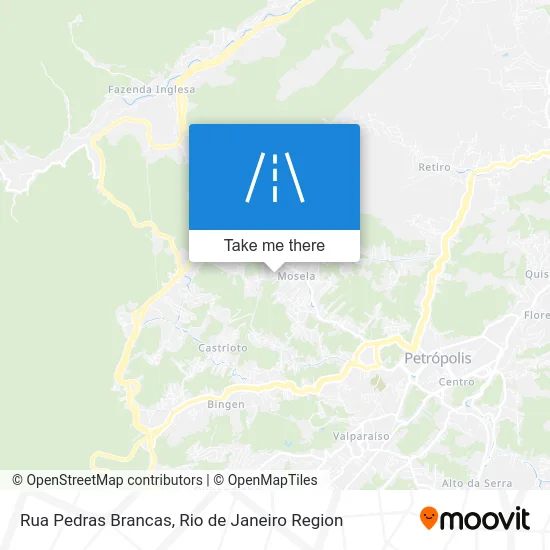 Rua Pedras Brancas map