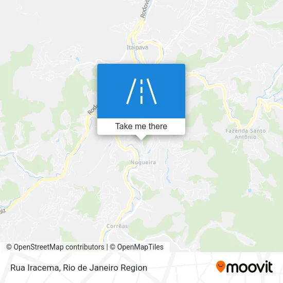 Rua Iracema map