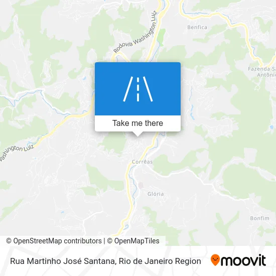 Rua Martinho José Santana map