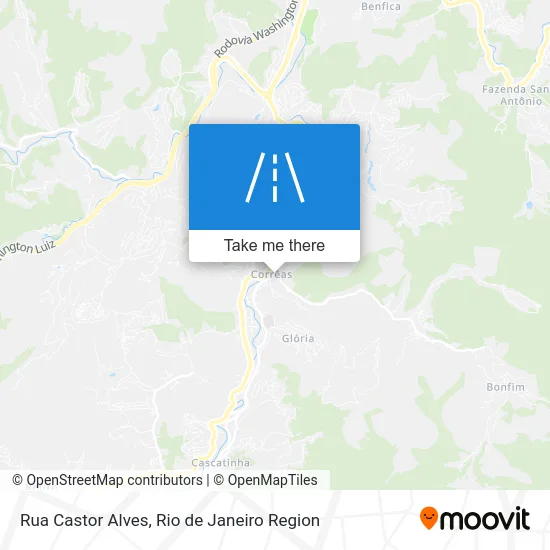 Rua Castor Alves map