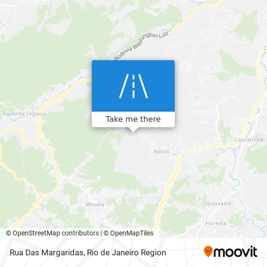 Mapa Rua Das Margaridas