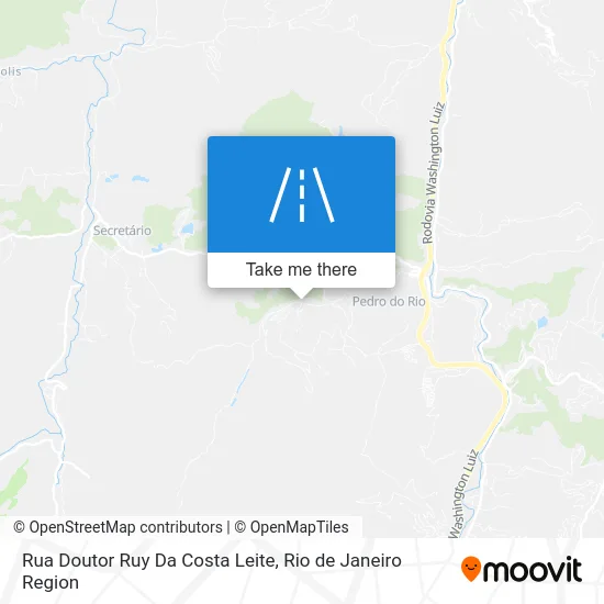 Rua Doutor Ruy Da Costa Leite map