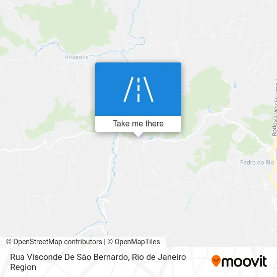 Rua Visconde De São Bernardo map