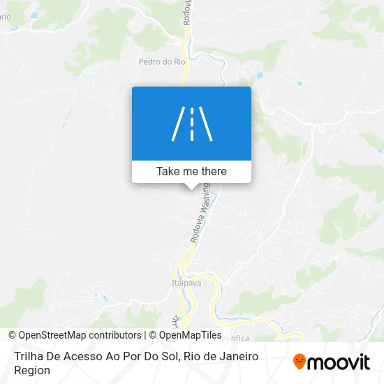 Trilha De Acesso Ao Por Do Sol map