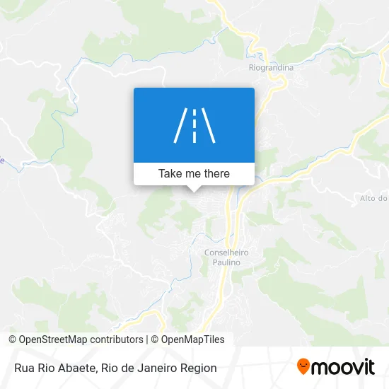 Rua Rio Abaete map