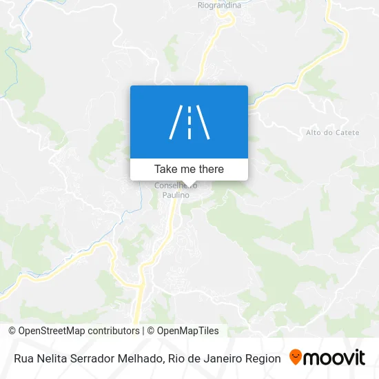 Rua Nelita Serrador Melhado map