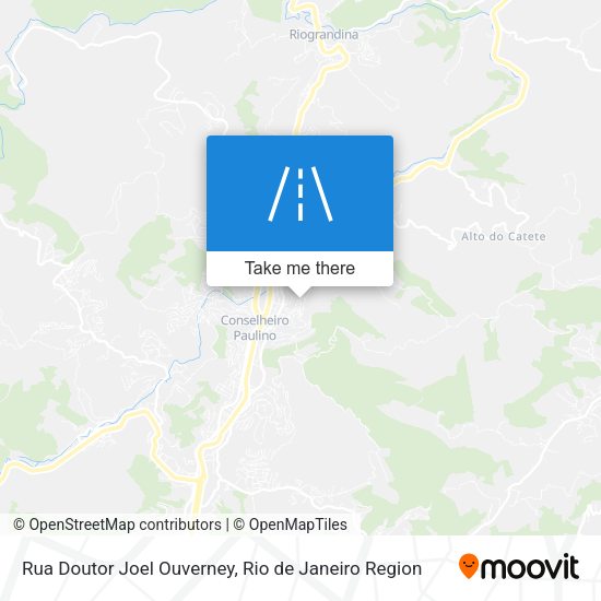 Rua Doutor Joel Ouverney map