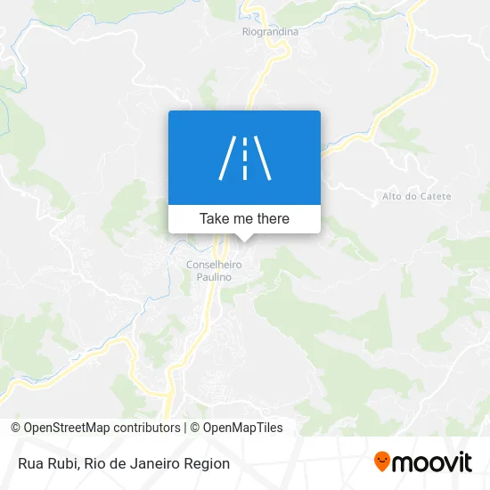 Rua Rubi map