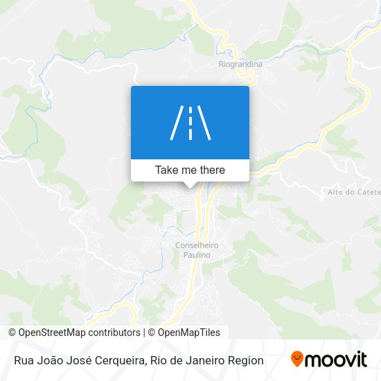 Rua João José Cerqueira map