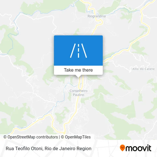 Rua Teofilo Otoni map