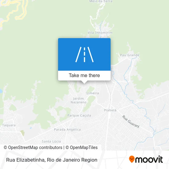 Rua Elizabetinha map