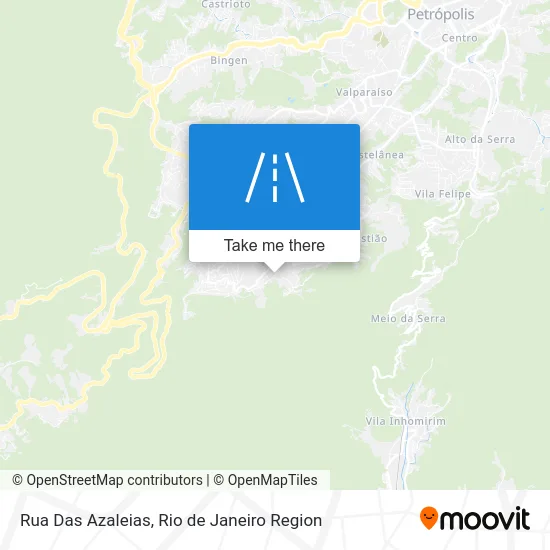 Rua Das Azaleias map
