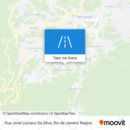 Rua José Luciano Da Silva map