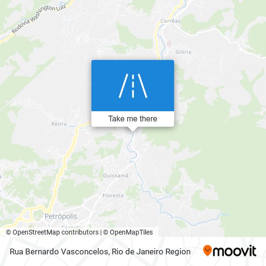 Rua Bernardo Vasconcelos map