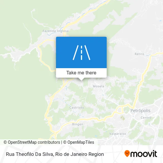Rua Theofilo Da Silva map