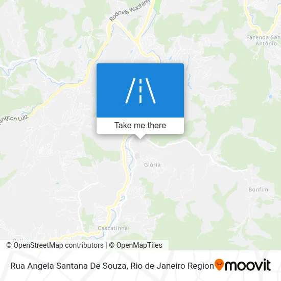 Rua Angela Santana De Souza map