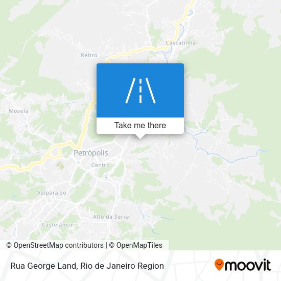 Rua George Land map