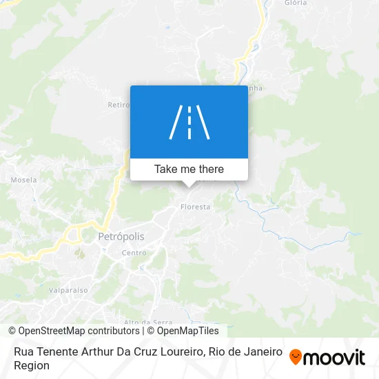 Rua Tenente Arthur Da Cruz Loureiro map