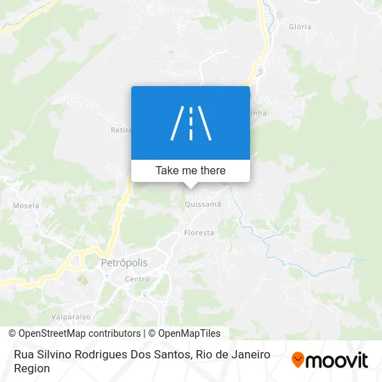 Rua Silvino Rodrigues Dos Santos map