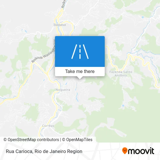 Rua Carioca map